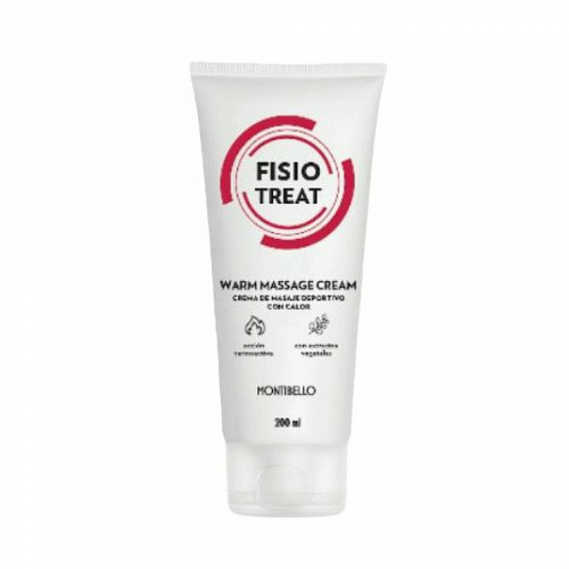 Warm Massage Cream | Crema masaje efecto calor 200ml - Fisiotreat - Montibello ®