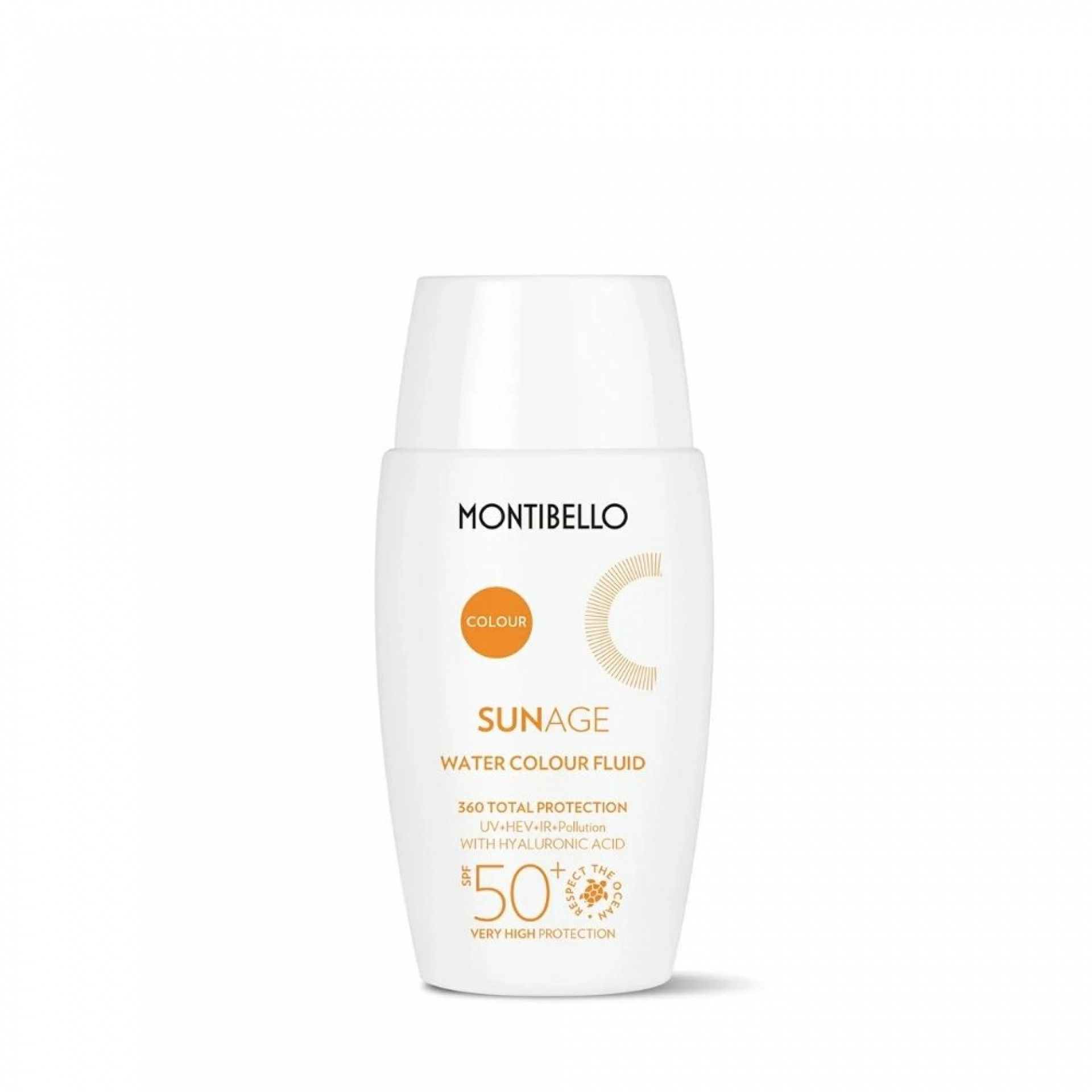 Water Color  Fluid SPF50+ | Protector solar con color y textura ligera 50ml - Sun Age - Montibello ®