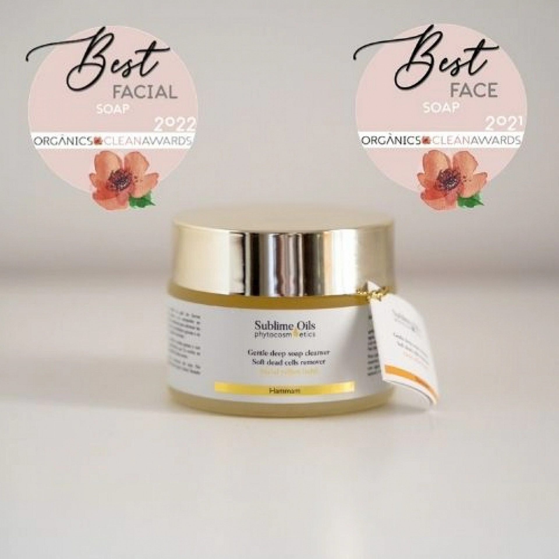 Yellow Beldi Soap | Jabón Facial Purificante para Piel Grasa y Acné 50ml - Sublime Oils ®