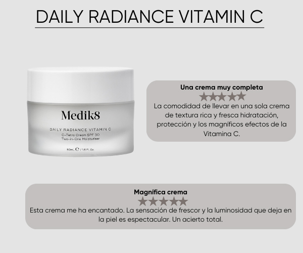 crema daily radiance vitamin c con rese&ntilde;as positivas