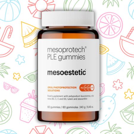Complemento alimenticio para la protecci&oacute;n y prevenci&oacute;n del da&ntilde;o solar de mesoestetic
