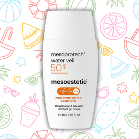 Envase protector solar ligero mesoprotech Water Veil 50ml de Mesoestetic SPF50+